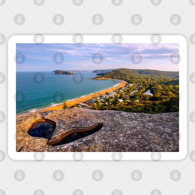 Pearl Beach, Central Coast, NSW, Australia Magnet by Upbeat Traveler